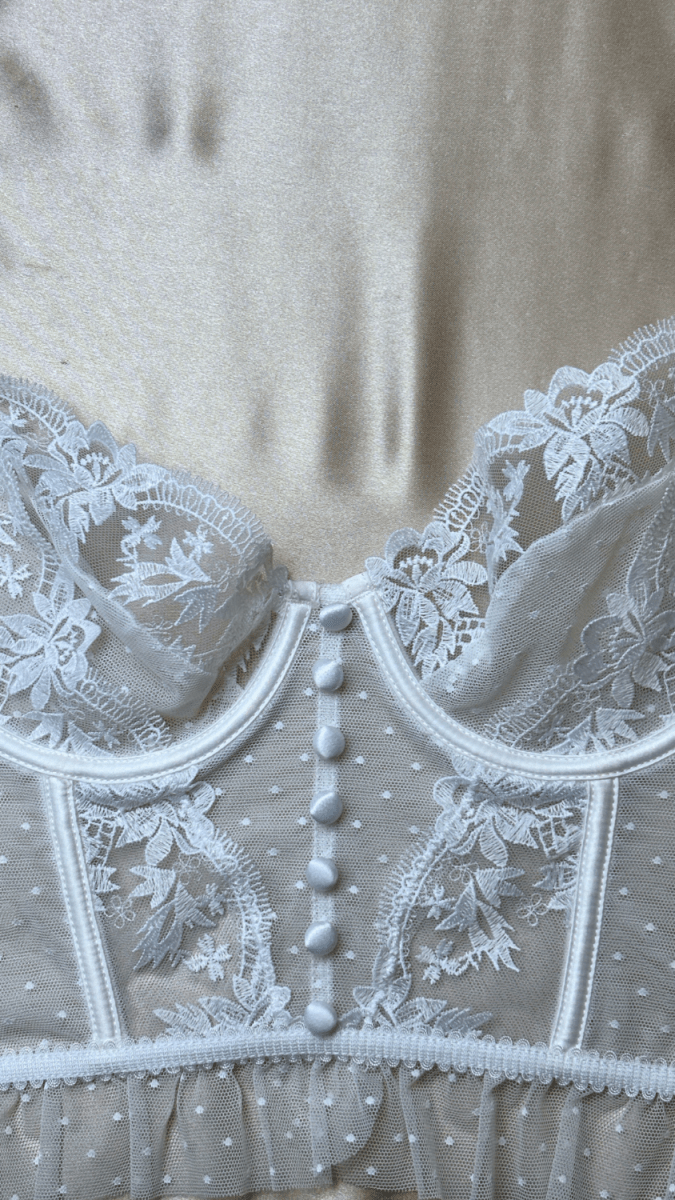 Emilie White Bustier - TRÈS FOU OR SOMETHING