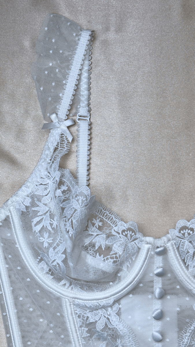 Emilie White Bustier - TRÈS FOU OR SOMETHING