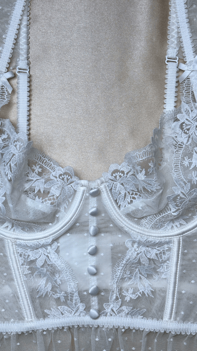 Emilie White Bustier - TRÈS FOU OR SOMETHING