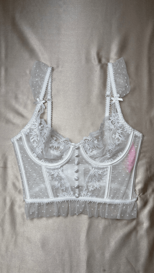 Emilie White Bustier - TRÈS FOU OR SOMETHING