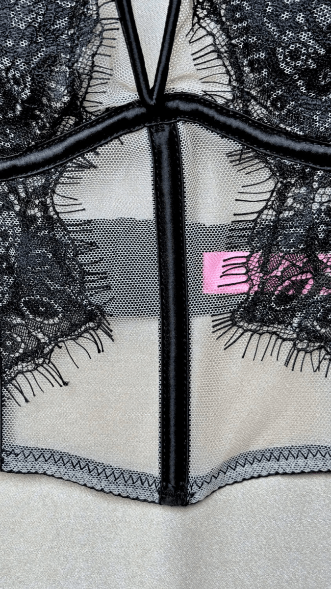 Eva Black Bustier - TRÈS FOU OR SOMETHING