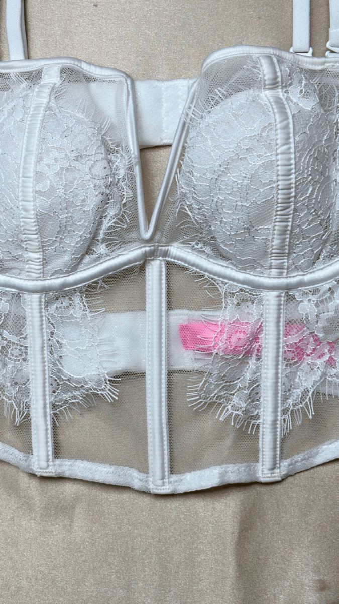 Eva White Bustier - TRÈS FOU OR SOMETHING