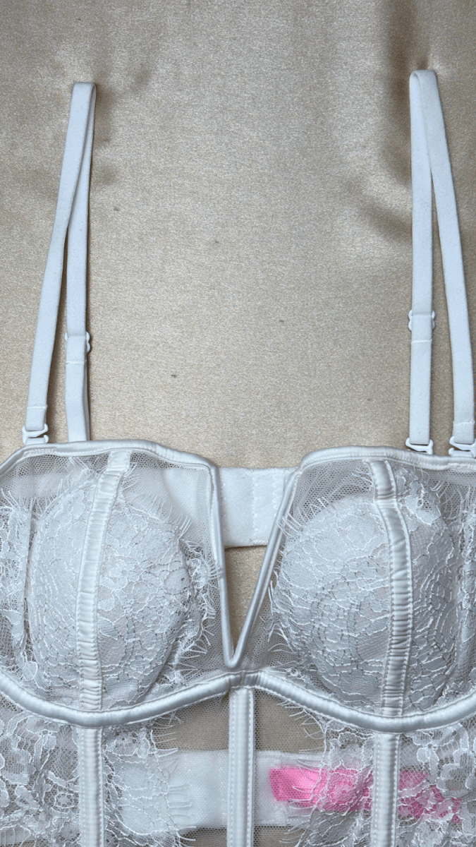 Eva White Bustier - TRÈS FOU OR SOMETHING