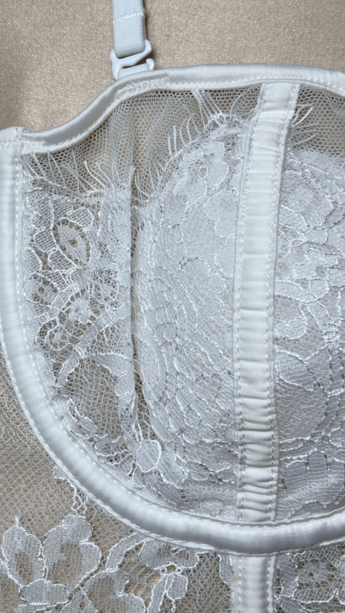 Eva White Bustier - TRÈS FOU OR SOMETHING