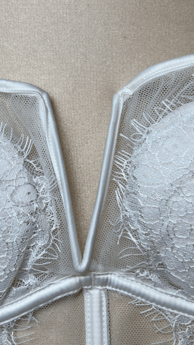 Eva White Bustier - TRÈS FOU OR SOMETHING