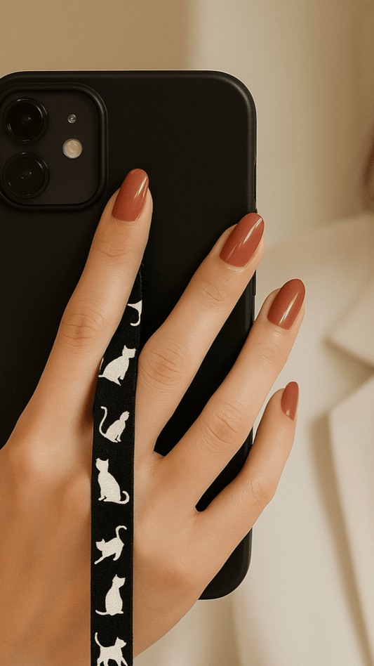 Fabric Phone Strap - TRÈS FOU OR SOMETHING