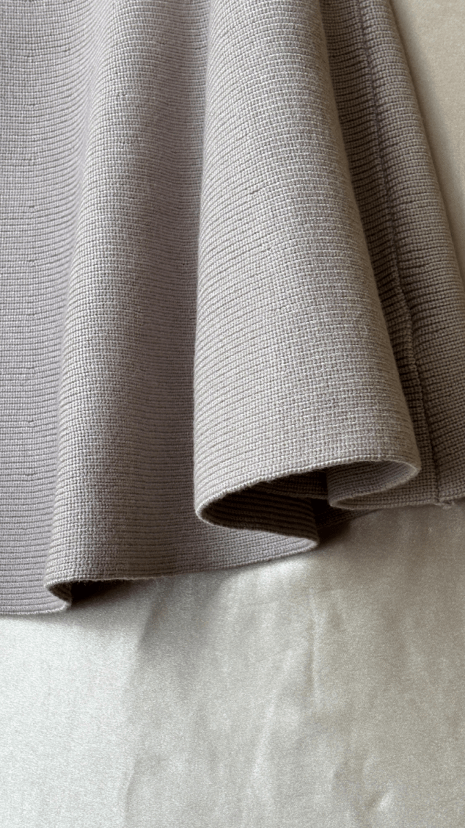 Flared Ruffle Taupe Skirt - TRÈS FOU OR SOMETHING