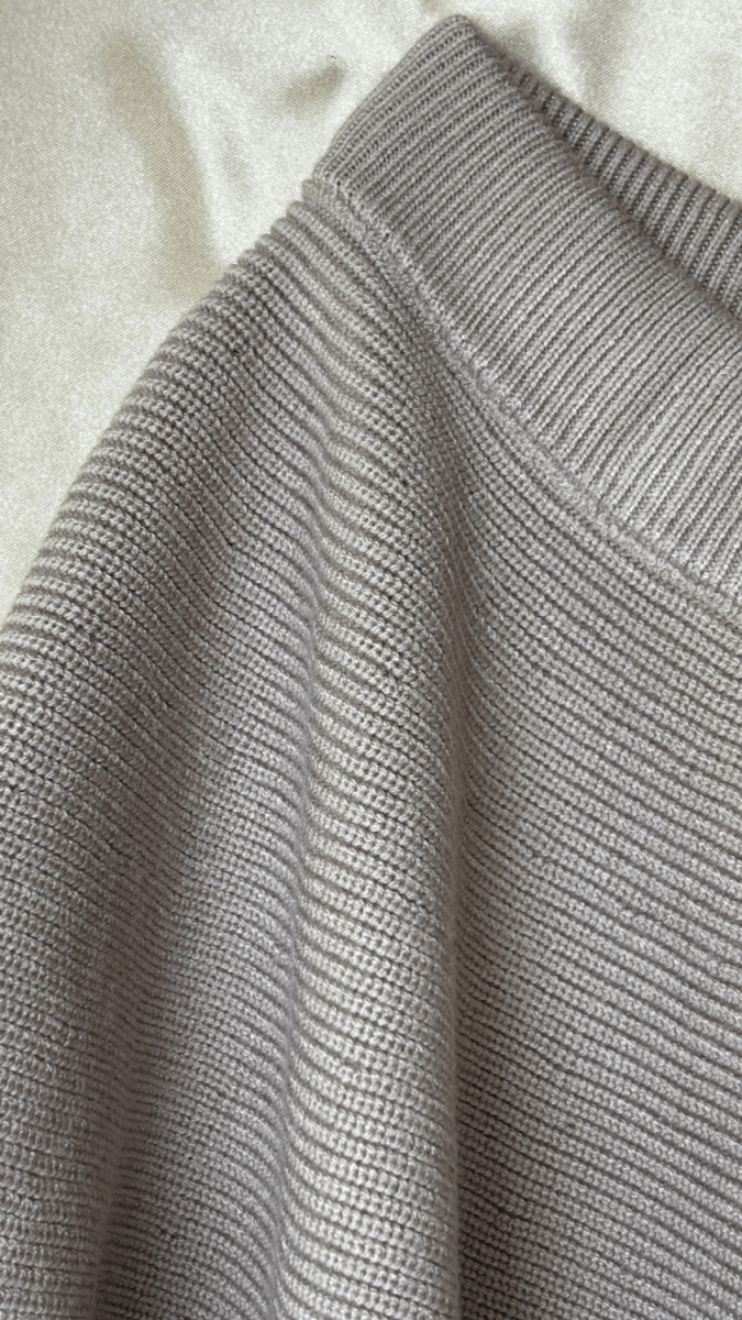 Flared Ruffle Taupe Skirt - TRÈS FOU OR SOMETHING