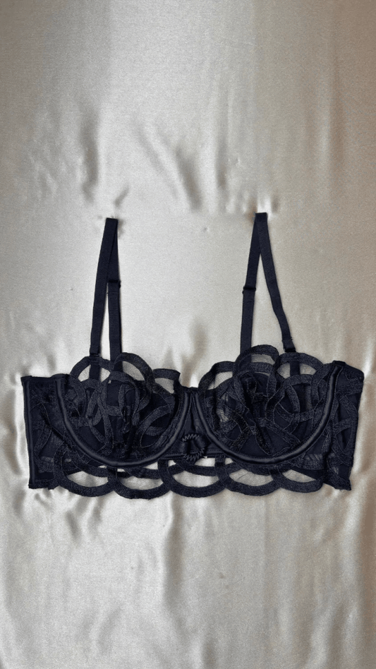 Fleur Black Bra - TRÈS FOU OR SOMETHING