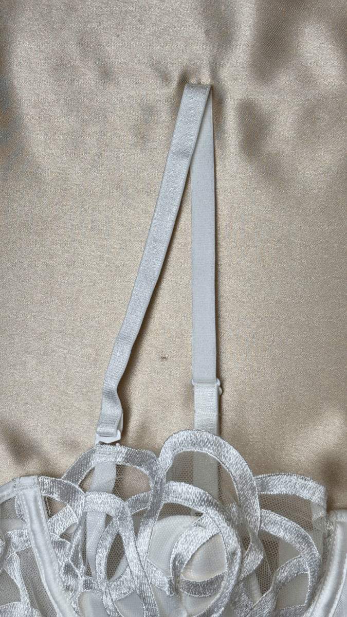 Fleur White Bra - TRÈS FOU OR SOMETHING