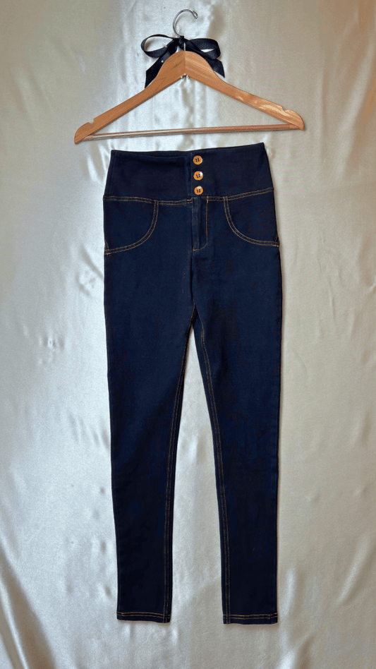 High Rise Butt Enhancer Black Jeggings - TRÈS FOU OR SOMETHING