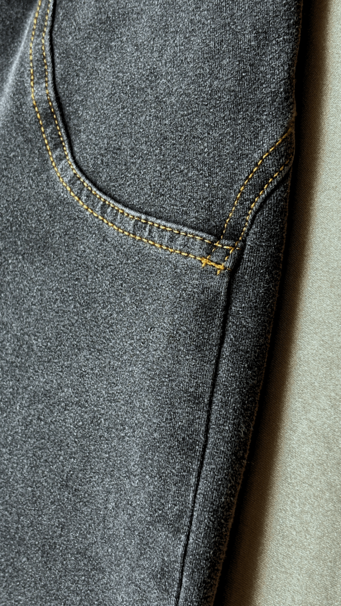 High Rise Butt Enhancer Gray Jeggings - TRÈS FOU OR SOMETHING