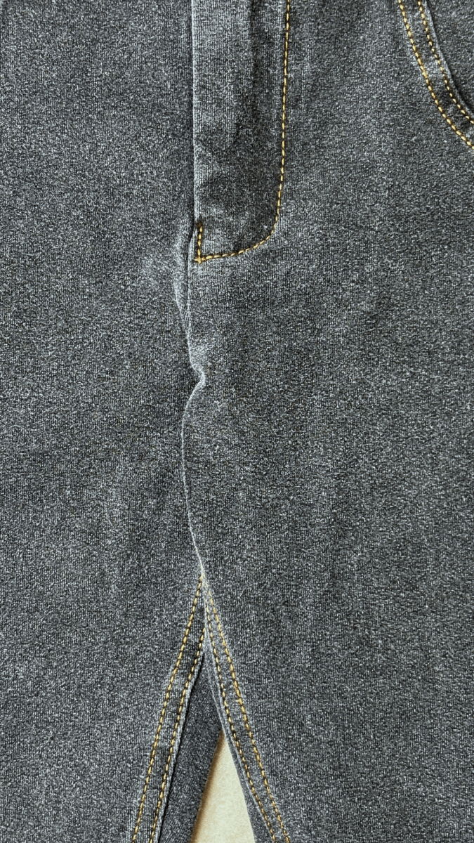 High Rise Butt Enhancer Gray Jeggings - TRÈS FOU OR SOMETHING