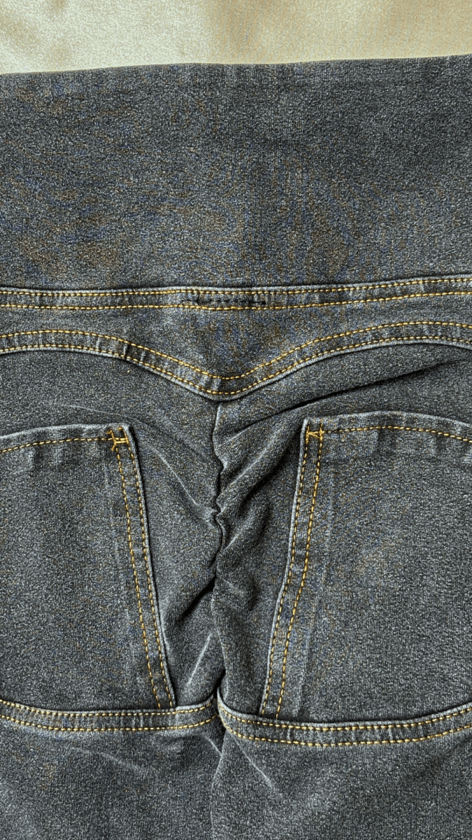 High Rise Butt Enhancer Gray Jeggings - TRÈS FOU OR SOMETHING