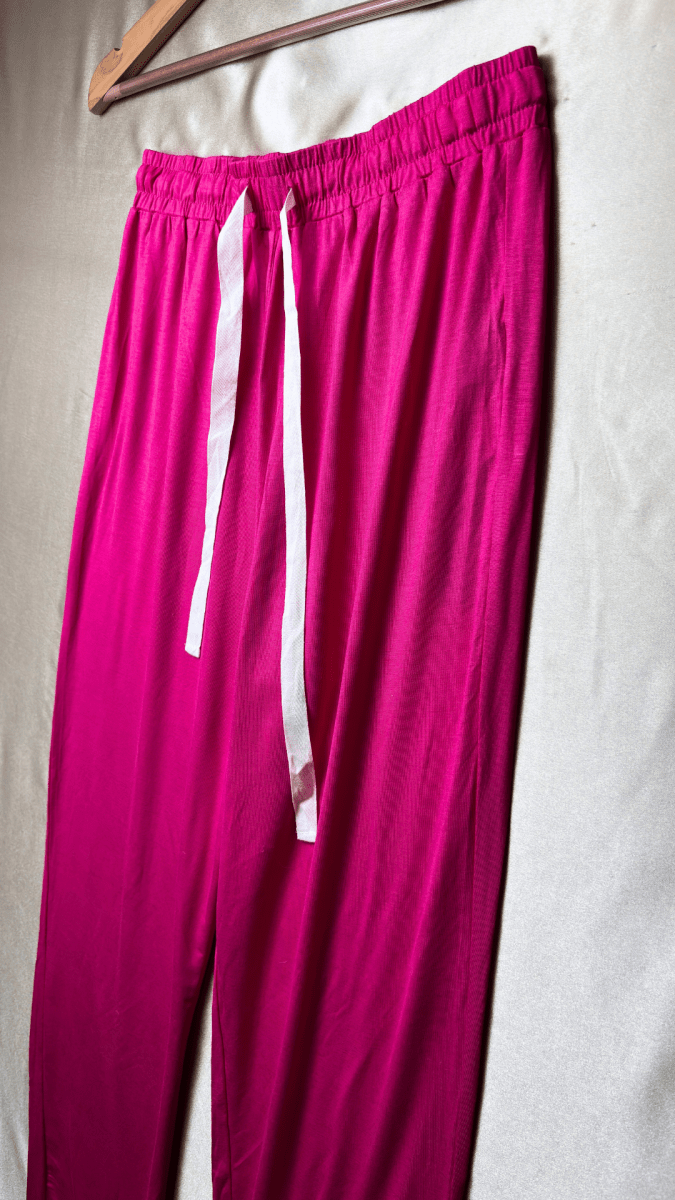 In The Moodal Fushia Pajama Trouser - TRÈS FOU OR SOMETHING