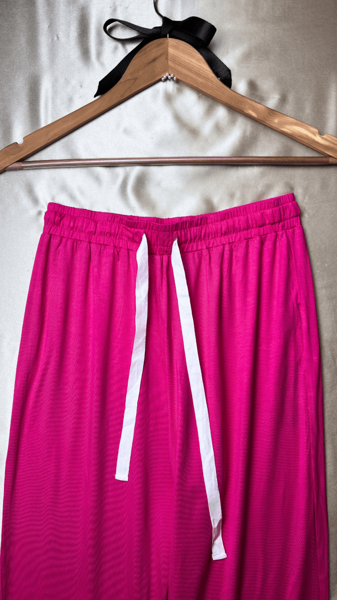In The Moodal Fushia Pajama Trouser - TRÈS FOU OR SOMETHING