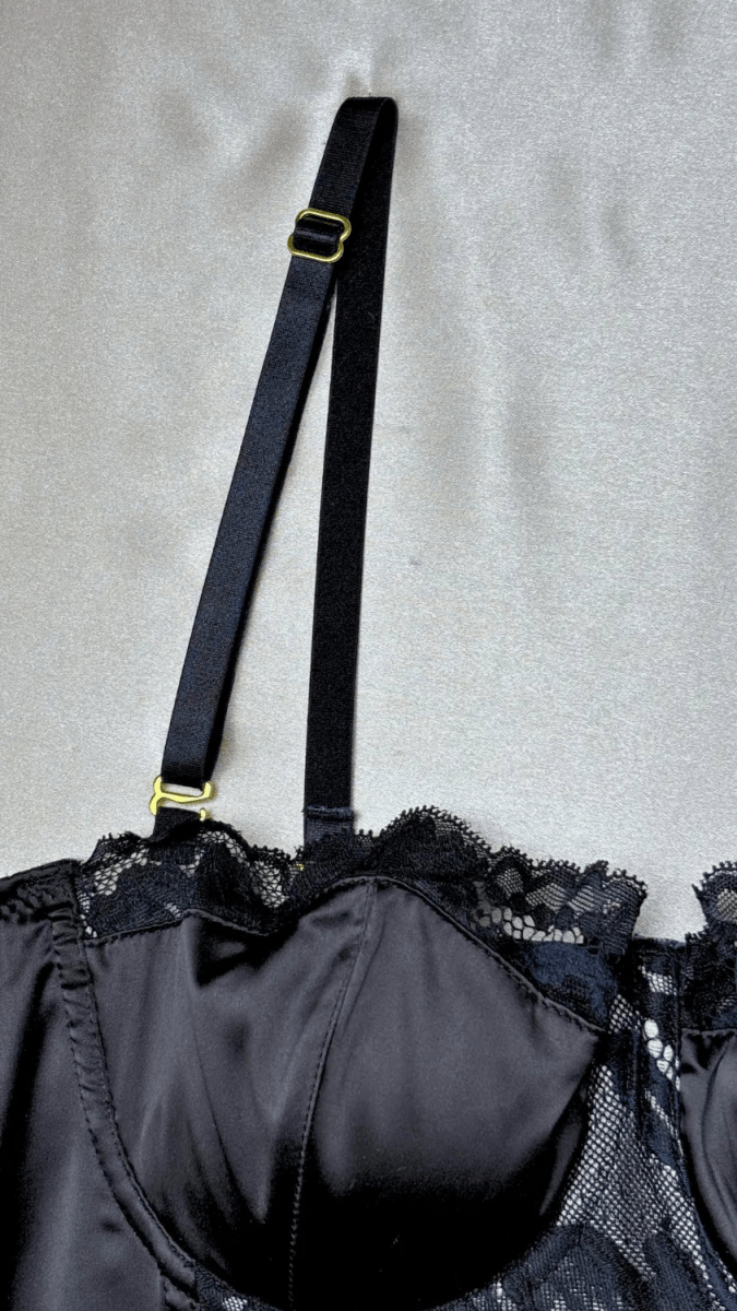 Jolie Black Bustier - TRÈS FOU OR SOMETHING
