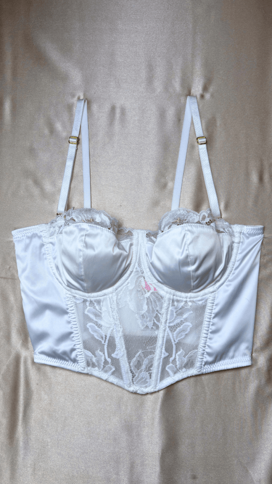 Jolie White Bustier - TRÈS FOU OR SOMETHING