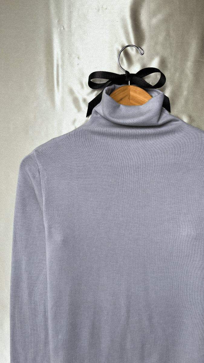 KeepWarm Long Sleeve Gray Turtleneck Top - TRÈS FOU OR SOMETHING