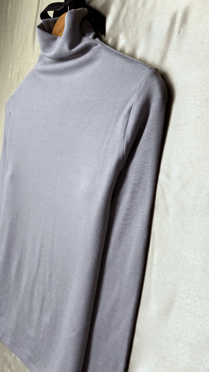 KeepWarm Long Sleeve Gray Turtleneck Top - TRÈS FOU OR SOMETHING
