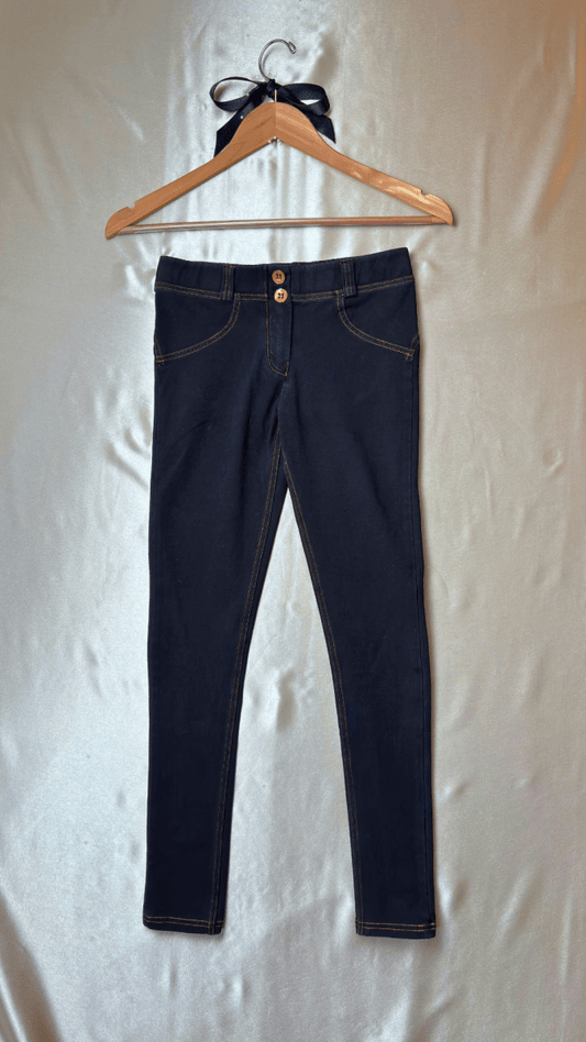 Low Rise Stay Up Butt Enhancer Black Jeggings - TRÈS FOU OR SOMETHING