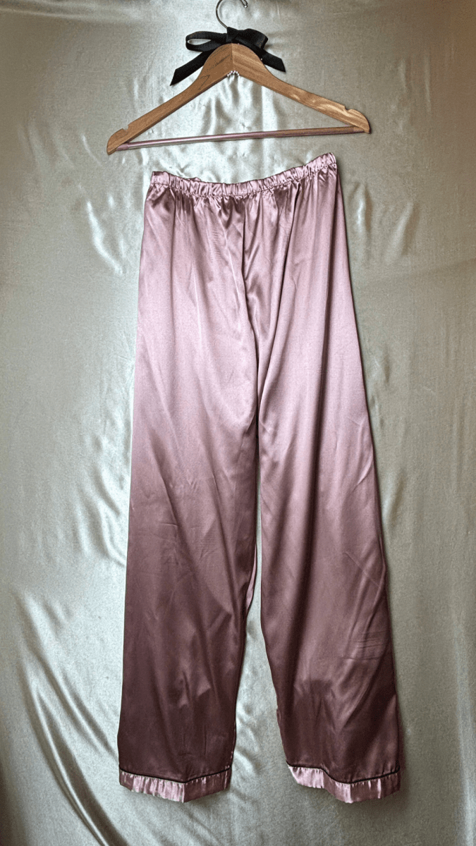 Luxurious Satin Pink Pajama Trouser - TRÈS FOU OR SOMETHING