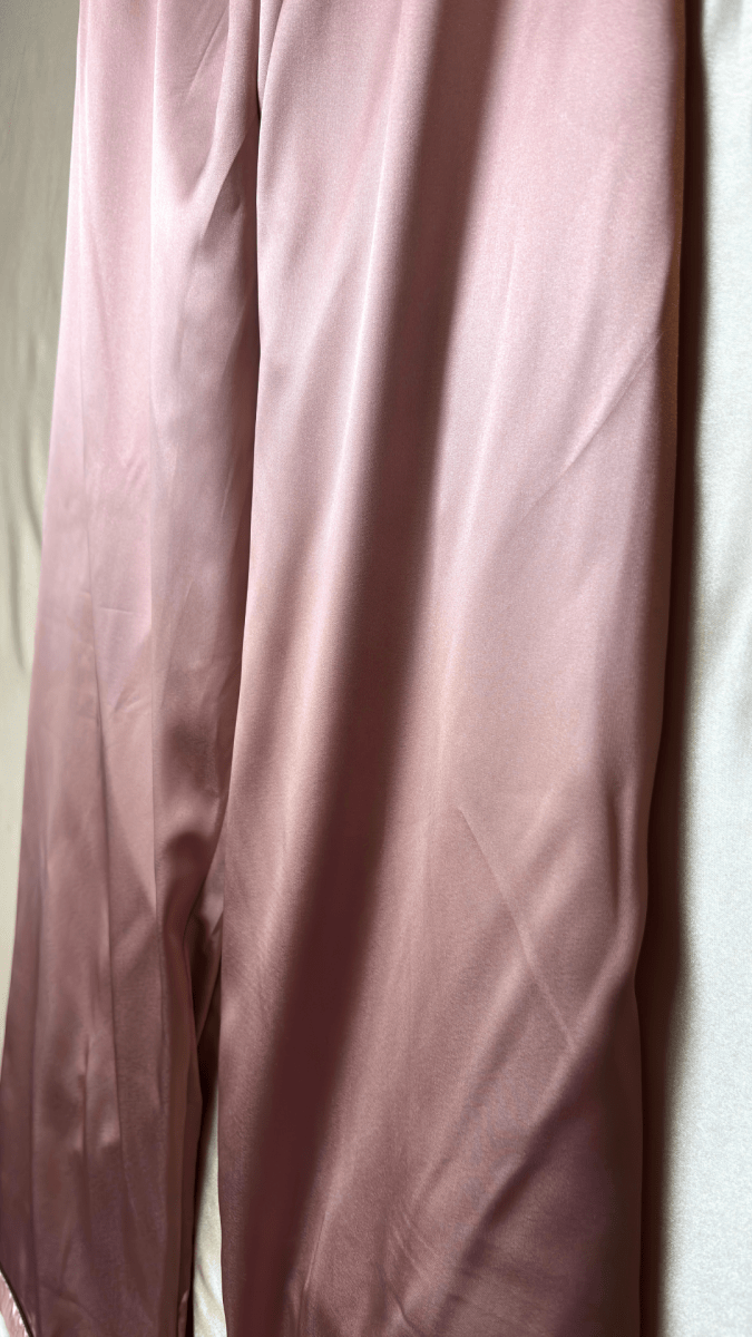 Luxurious Satin Pink Pajama Trouser - TRÈS FOU OR SOMETHING