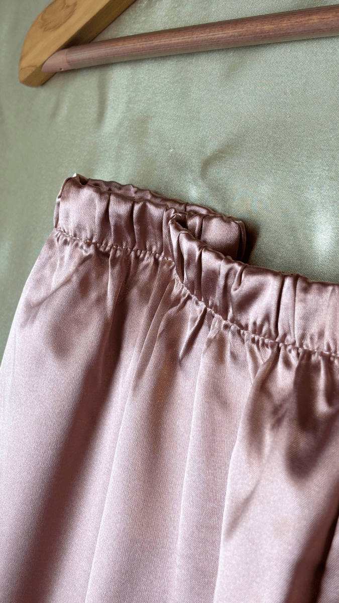 Luxurious Satin Pink Pajama Trouser - TRÈS FOU OR SOMETHING