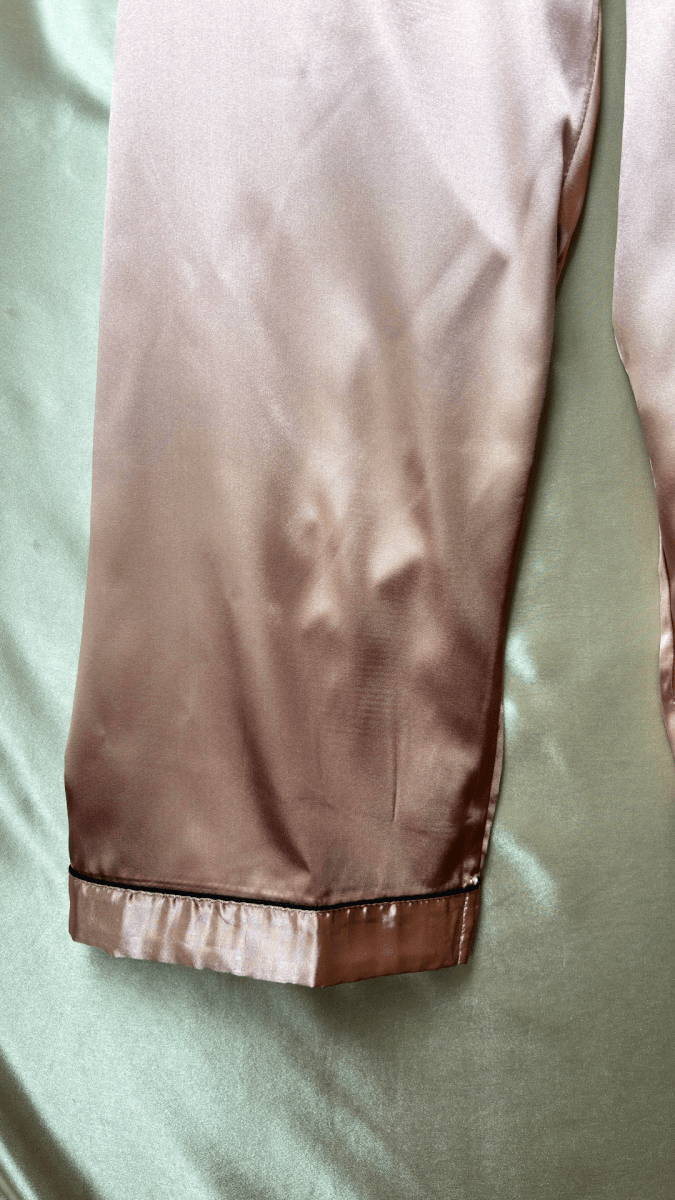 Luxurious Satin Pink Pajama Trouser - TRÈS FOU OR SOMETHING