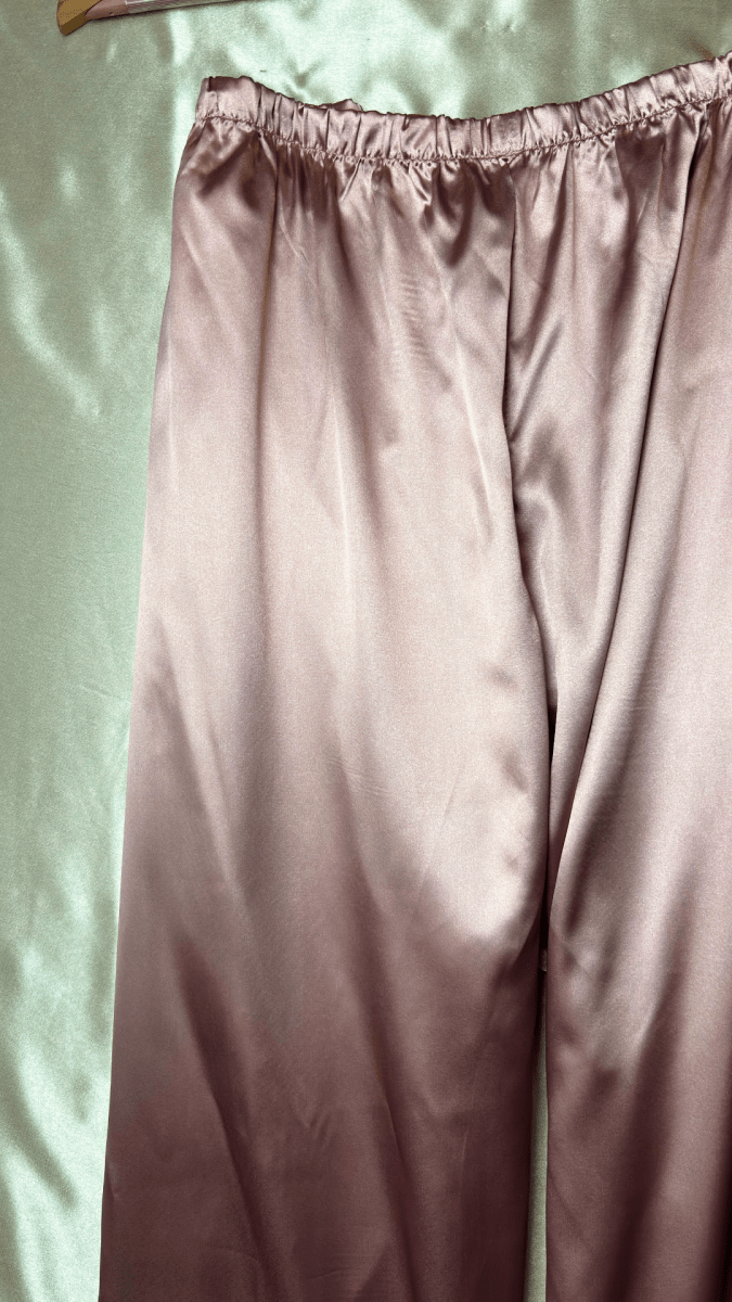 Luxurious Satin Pink Pajama Trouser - TRÈS FOU OR SOMETHING