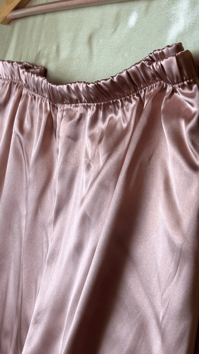 Luxury Satin Pink Pajama Shorts - TRÈS FOU OR SOMETHING