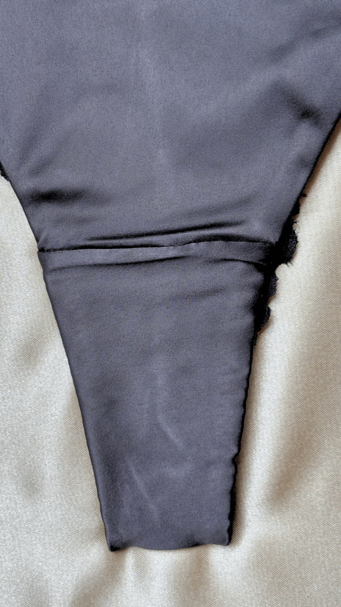 Lyla Black Satin Fancy Panties - TRÈS FOU OR SOMETHING