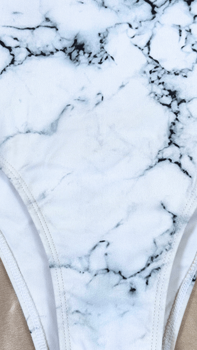 Marble Bikini Bottom - TRÈS FOU OR SOMETHING
