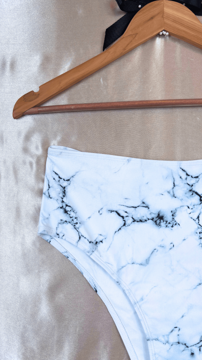 Marble Bikini Bottom - TRÈS FOU OR SOMETHING