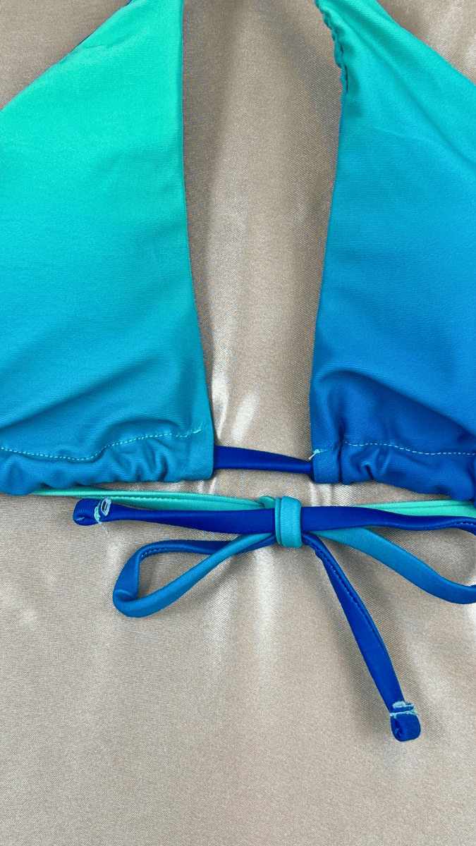 Mediterranean Blues Bikini Top - TRÈS FOU OR SOMETHING