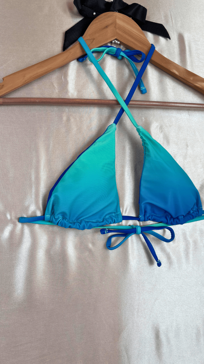 Mediterranean Blues Bikini Top - TRÈS FOU OR SOMETHING