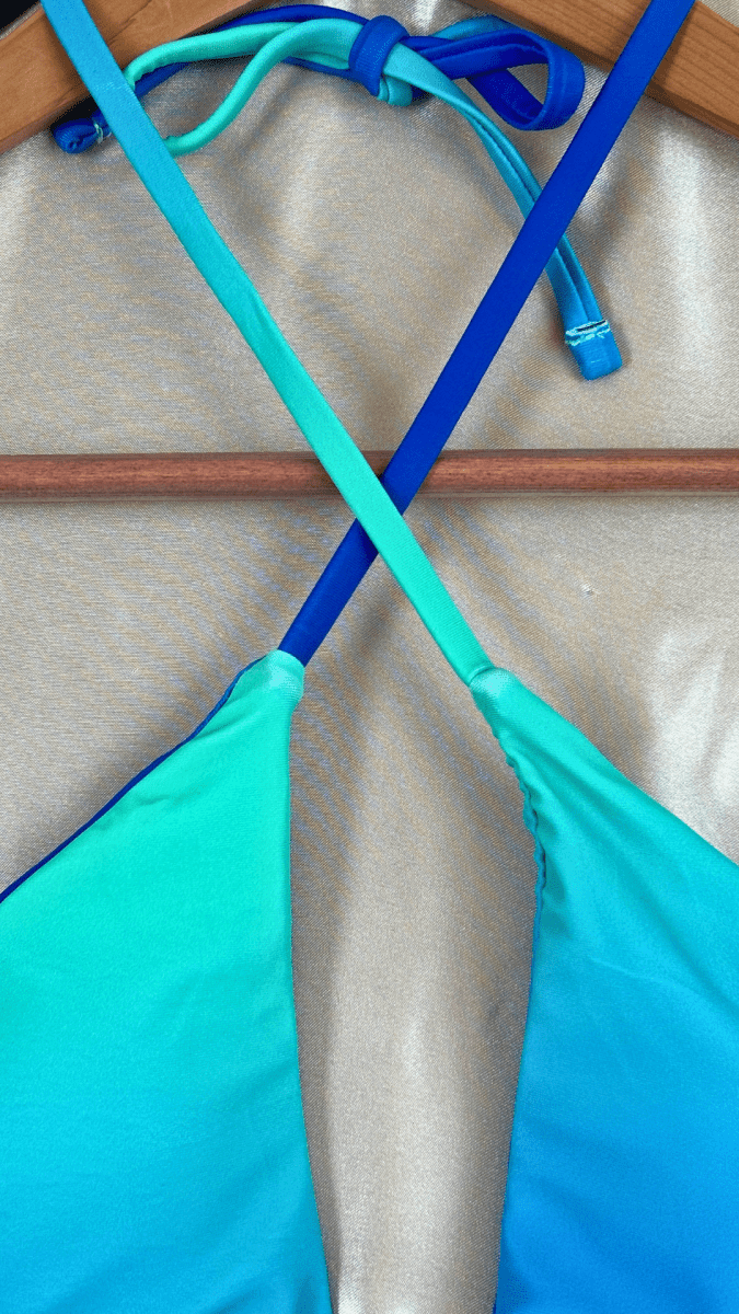 Mediterranean Blues Bikini Top - TRÈS FOU OR SOMETHING