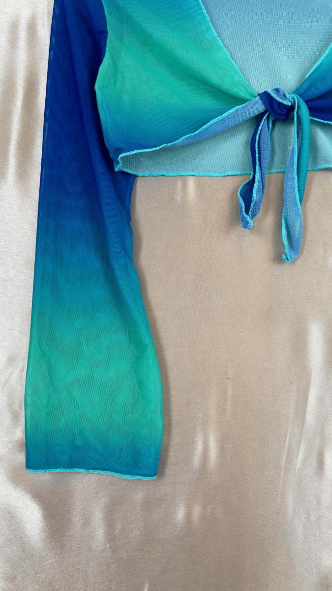 Mediterranean Blues Cover Up Top - TRÈS FOU OR SOMETHING