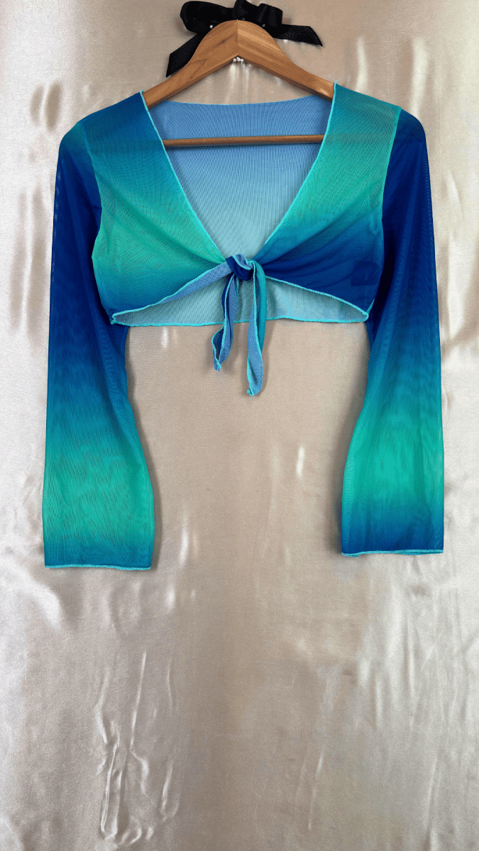 Mediterranean Blues Cover Up Top - TRÈS FOU OR SOMETHING