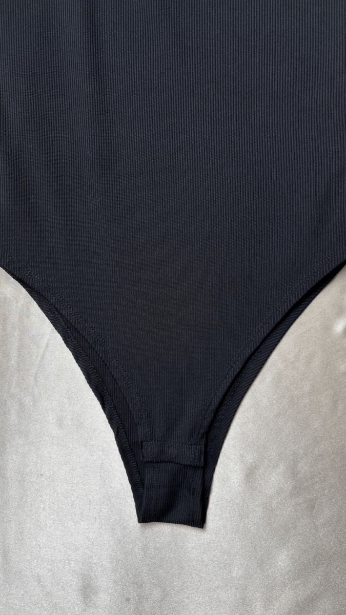 Minimal Black Tank Bodysuit - TRÈS FOU OR SOMETHING