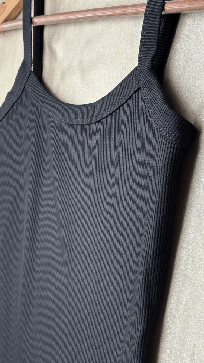 Minimal Black Tank Bodysuit - TRÈS FOU OR SOMETHING
