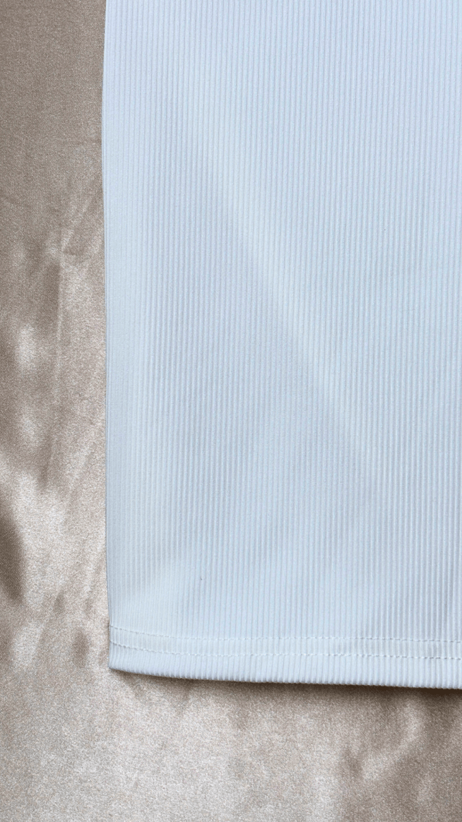Minimal Racerback White Tank Top - TRÈS FOU OR SOMETHING