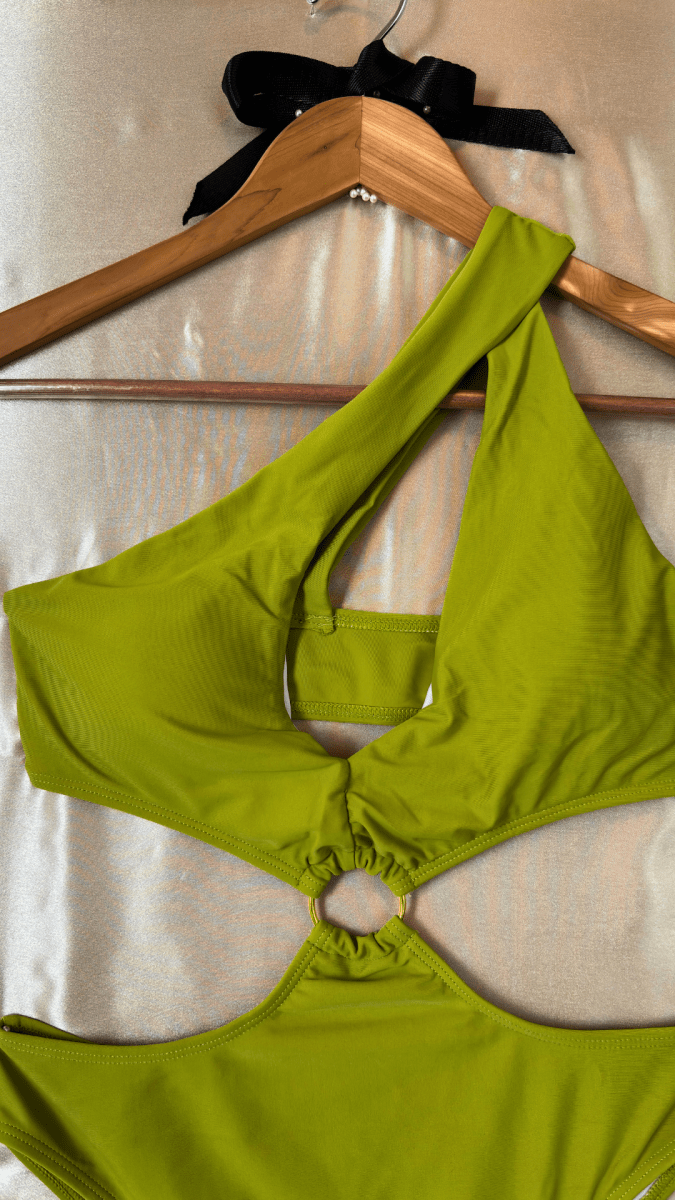 Olive You One Piece Swim Suit - TRÈS FOU OR SOMETHING