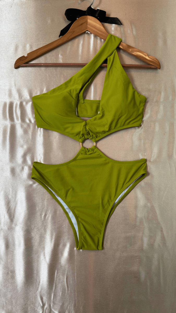 Olive You One Piece Swim Suit - TRÈS FOU OR SOMETHING