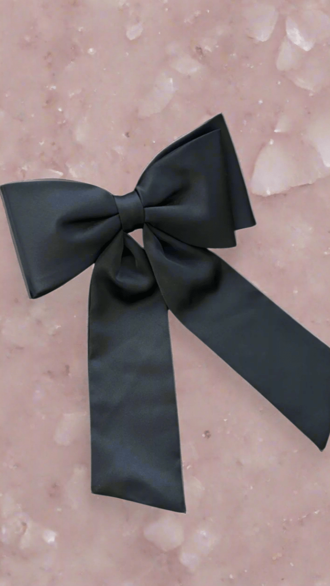 Oversized Double Bow Hair Clip - TRÈS FOU OR SOMETHING