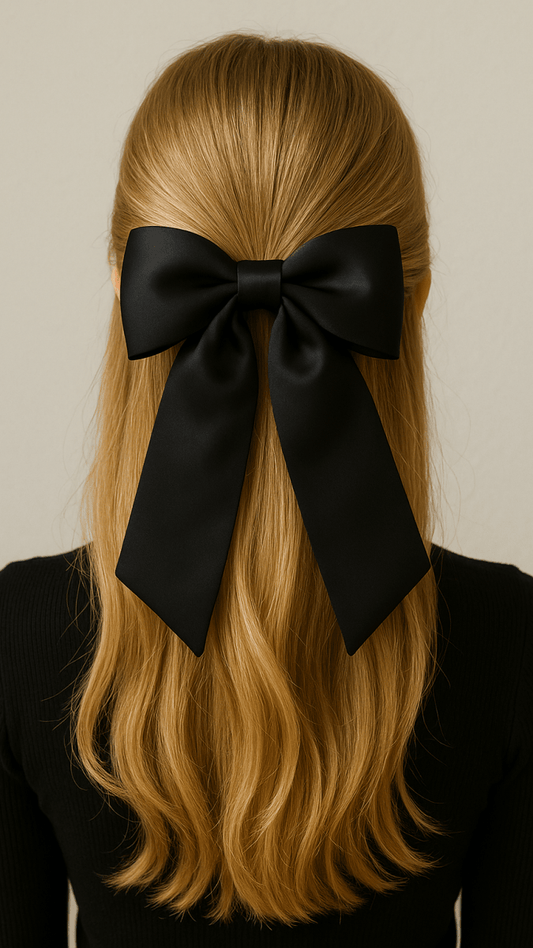 Oversized Double Bow Hair Clip - TRÈS FOU OR SOMETHING