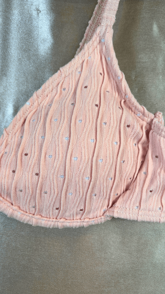 Peach Blossoms Bikini Top - TRÈS FOU OR SOMETHING