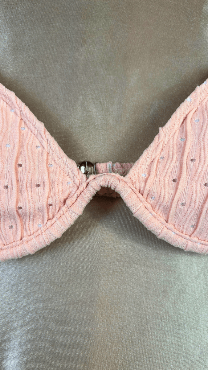 Peach Blossoms Bikini Top - TRÈS FOU OR SOMETHING
