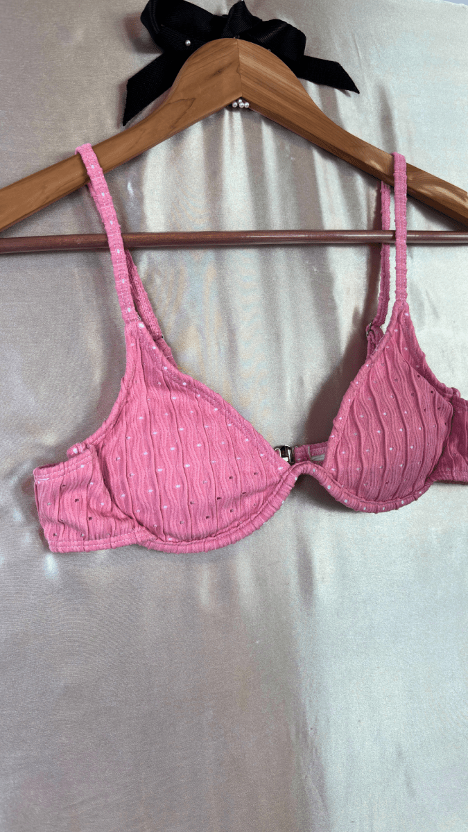 Peach Blossoms Bikini Top - TRÈS FOU OR SOMETHING
