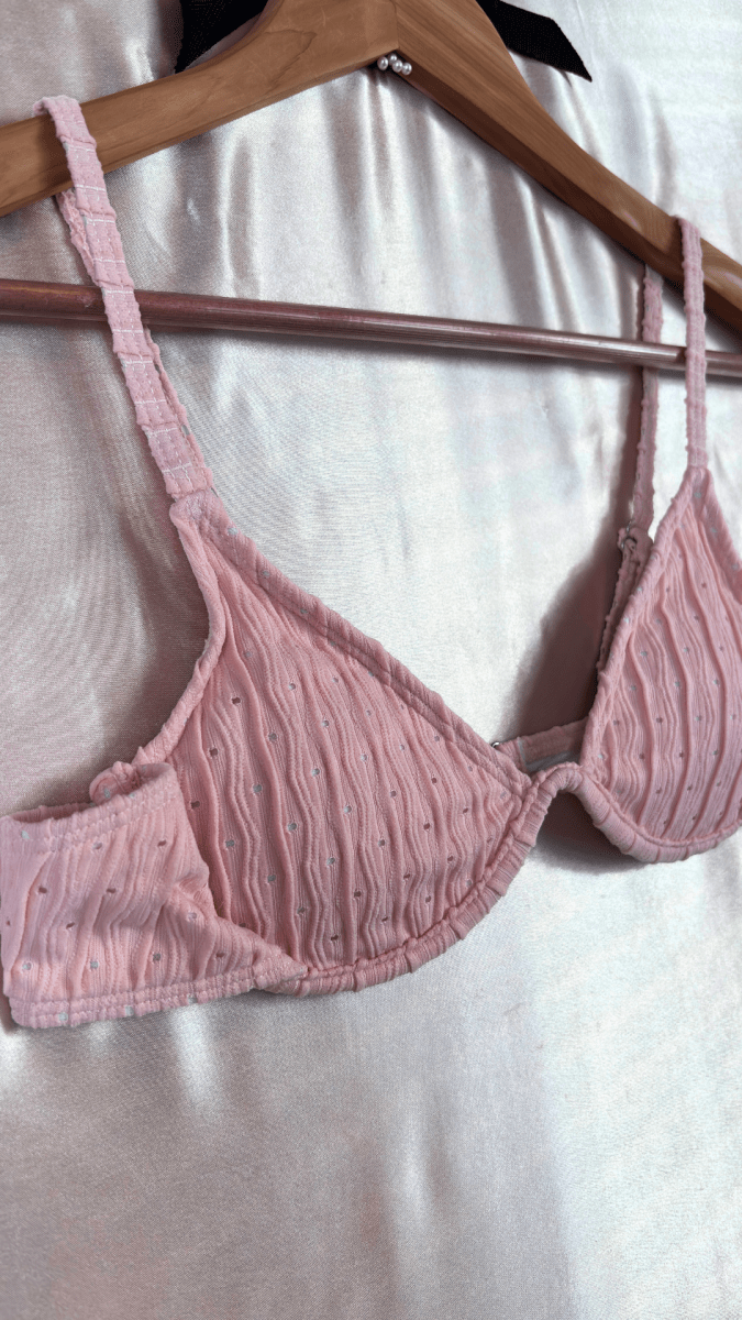 Peach Blossoms Bikini Top - TRÈS FOU OR SOMETHING
